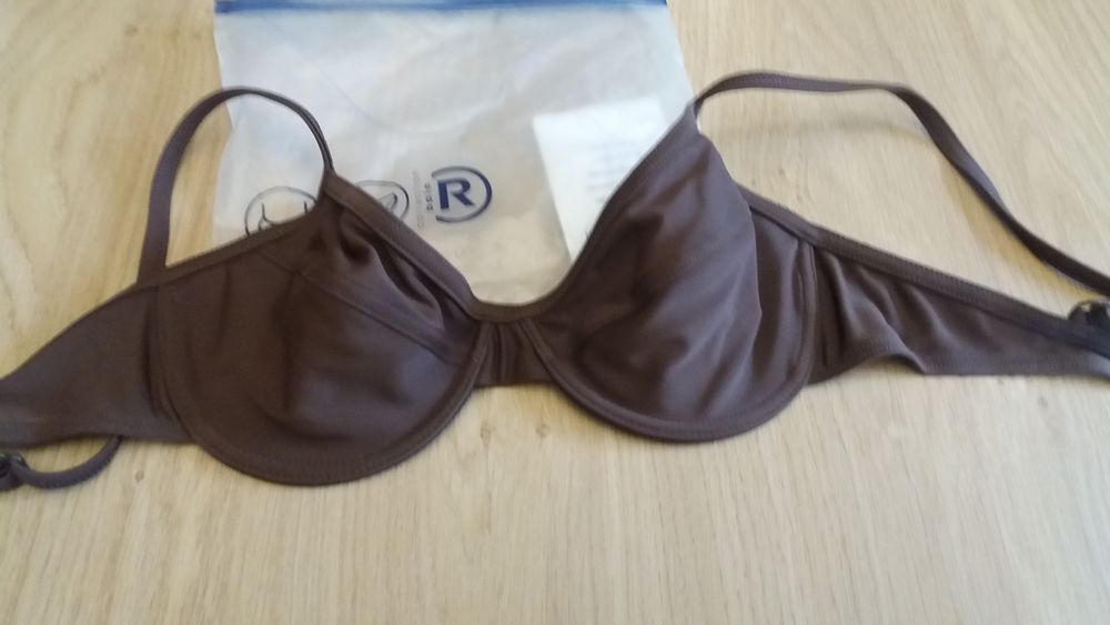 Haut de maillot de bain marron La Redoute neuf - T 85 B Vêtements
