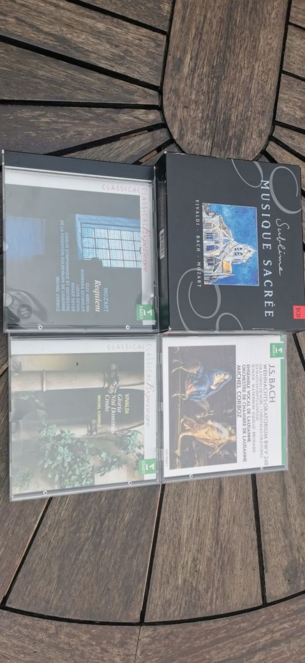COFFRET MUSIQUE SACR&Eacute;E CD et vinyles