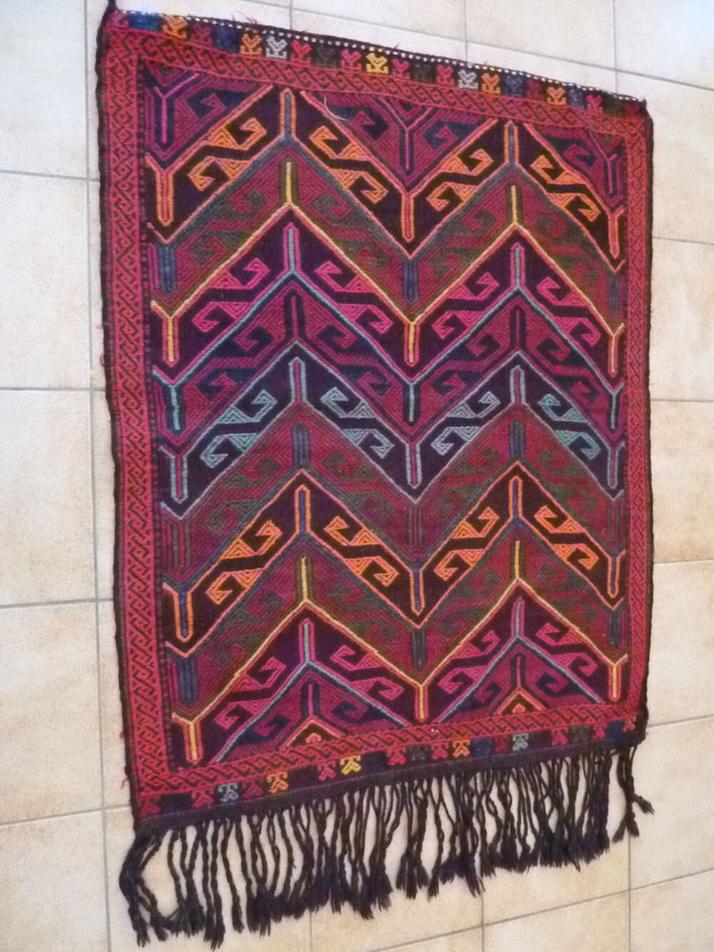 Tapis turc ancien r&eacute;gion Konya,
121 cm x 94 cm Décoration