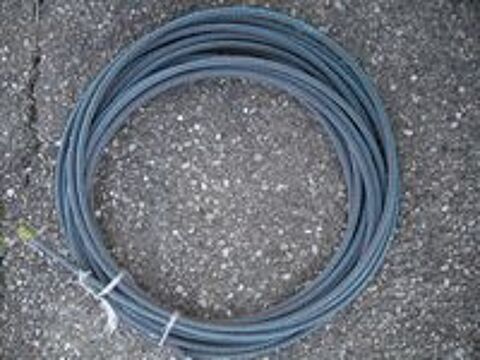   Lot de 5 Élingue câble acier inoxydable galvanisé diam 1cm 