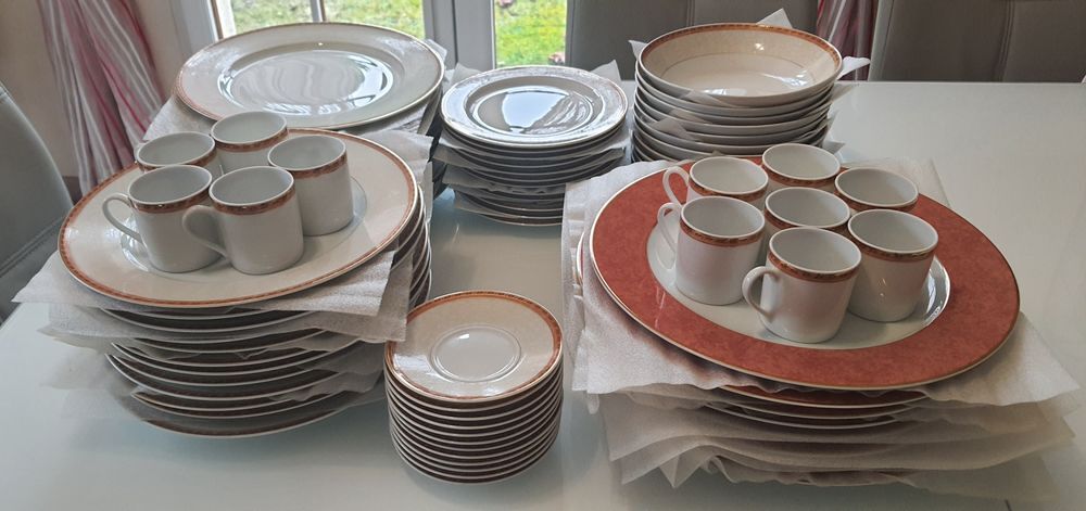 Service R&eacute;my Delini&egrave;res 80 pi&egrave;ces Porcelaine de Limoges Décoration