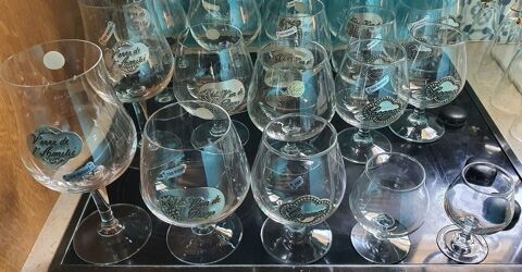 Service de 18 Verres en Cristal Saint-Nicolas-de-Sommaire (61)