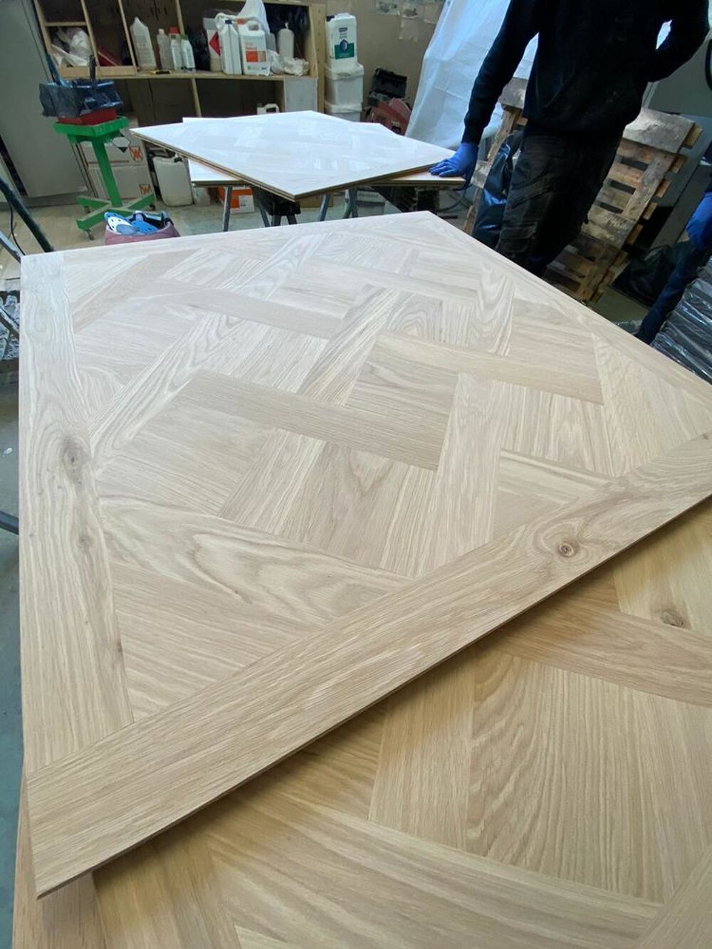 Parquet Versailles en ch&ecirc;ne contrecoll&eacute; Bricolage