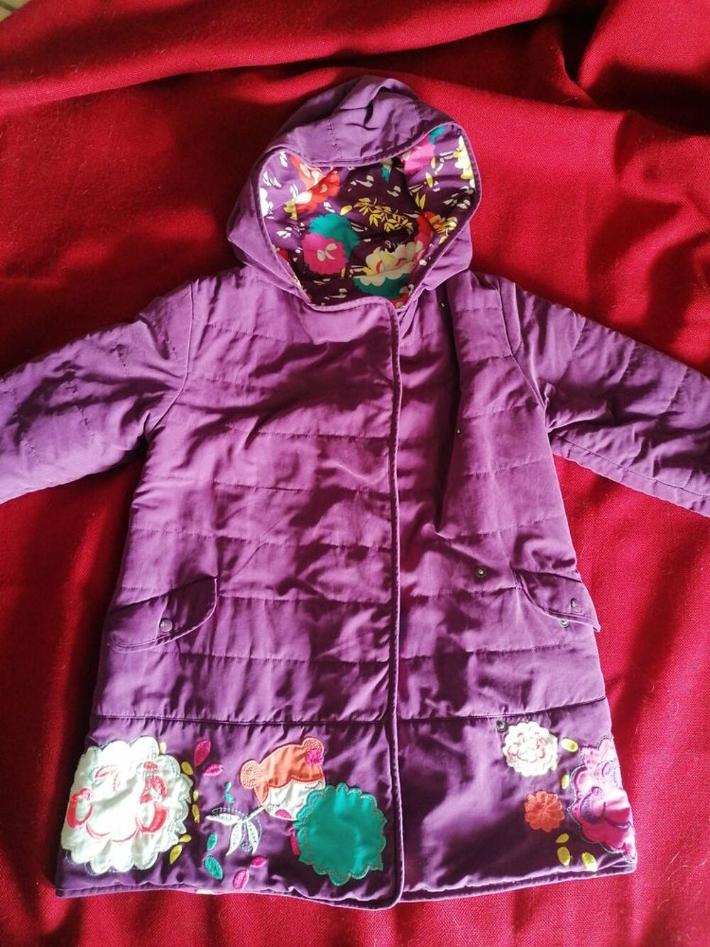 Manteau r&eacute;versible multicolore Vêtements enfants