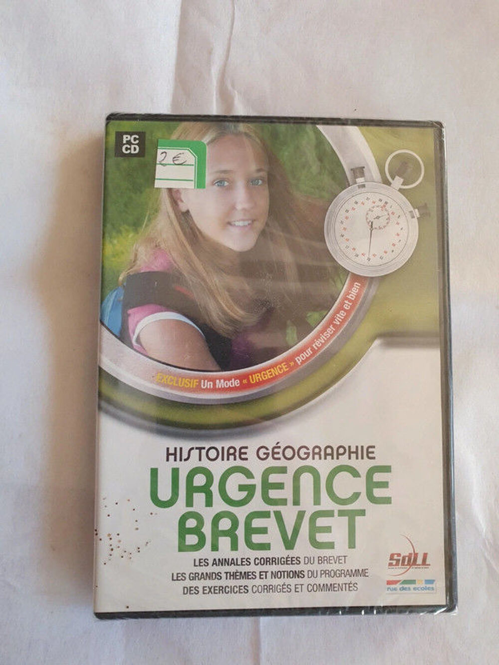 Cd rom brevet - histoire g&eacute;ographie - neuf Consoles et jeux vidéos