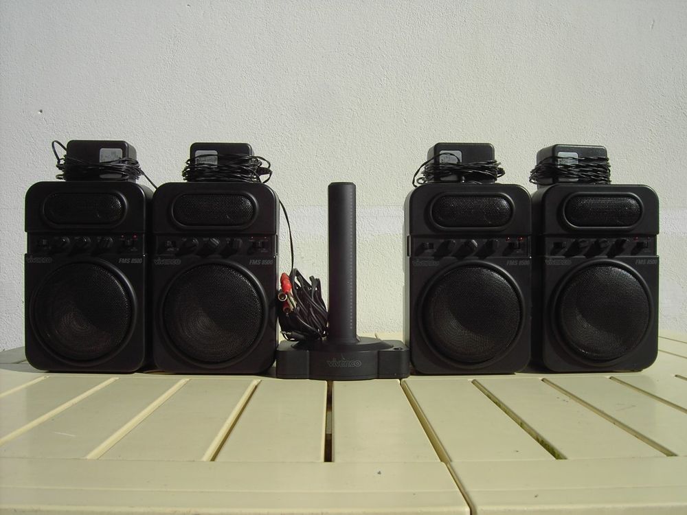 Enceintes amplifi&eacute;es, sans fil, Vivanco FMS 8500. Audio et hifi