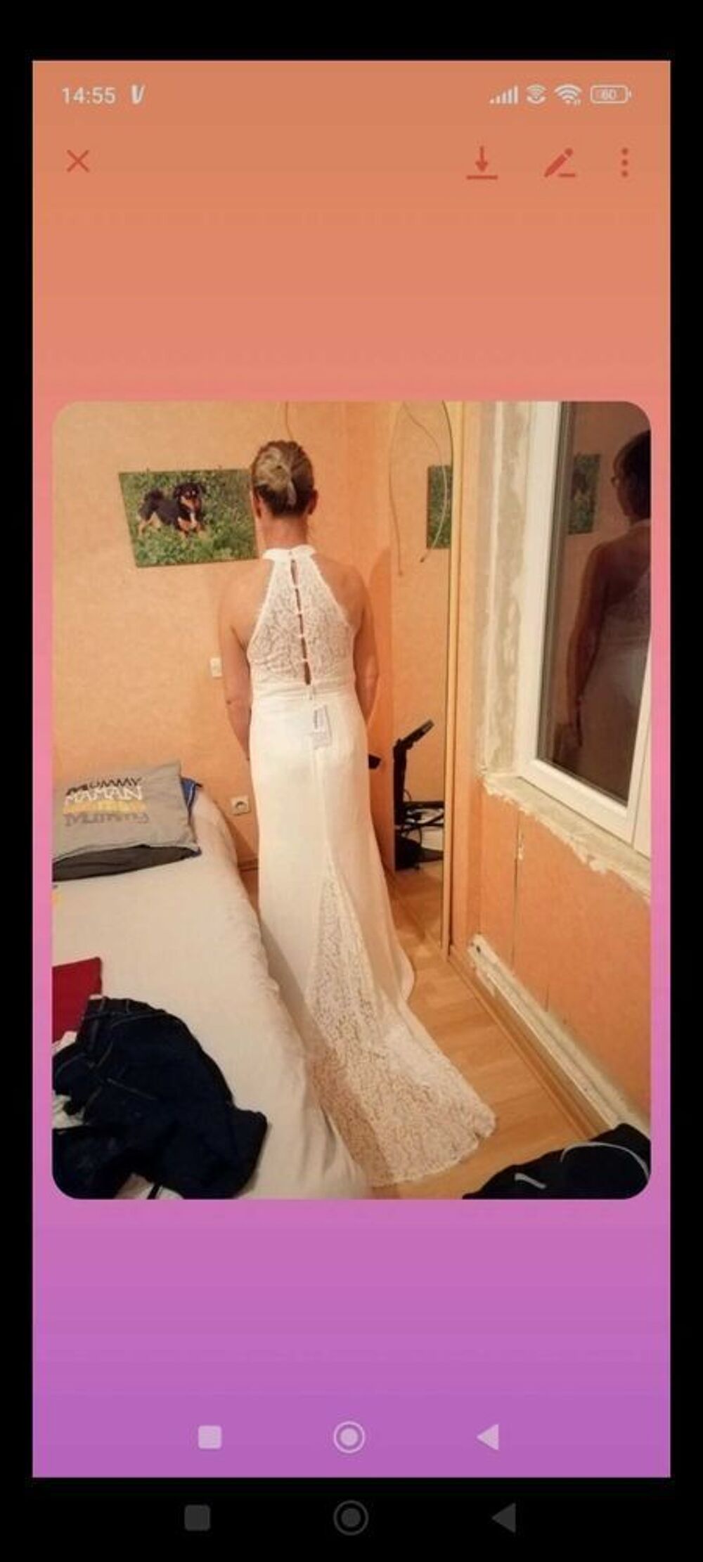 Robe de mari&eacute;e neuve Vêtements