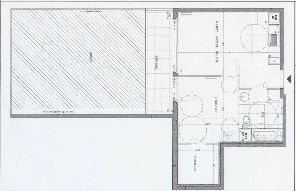 Location Appartement Appartement T2 avec jardin intérieur et place de parking Colombes