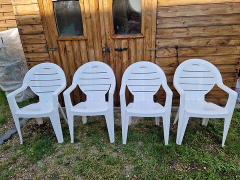4 fauteuils de jardin empilables 40 Saint-Martin-le-Beau (37)
