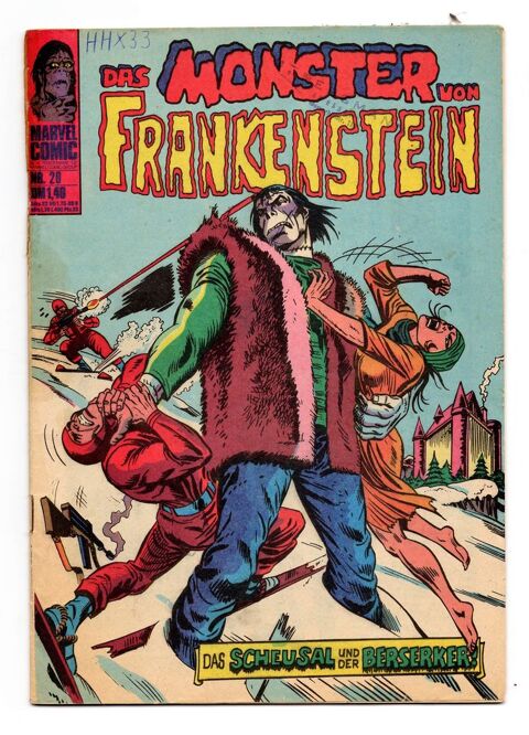 Das Monster Von Frankestein - Nr 20 - Comics Marvel - 1975 8 Argenteuil (95)
