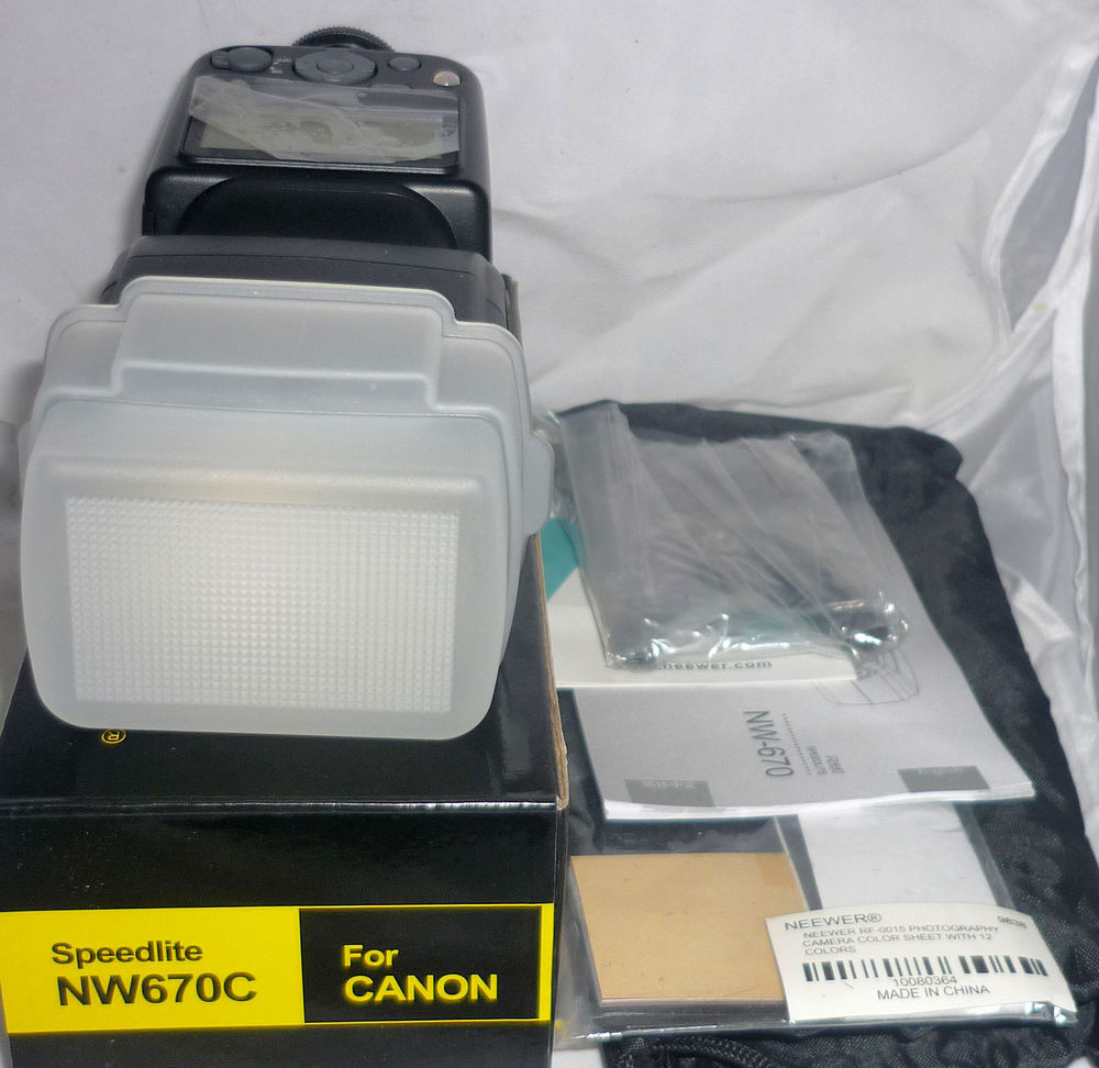 Neewer NW-670C Speedlite TTL pour Canon Photos/Video/TV