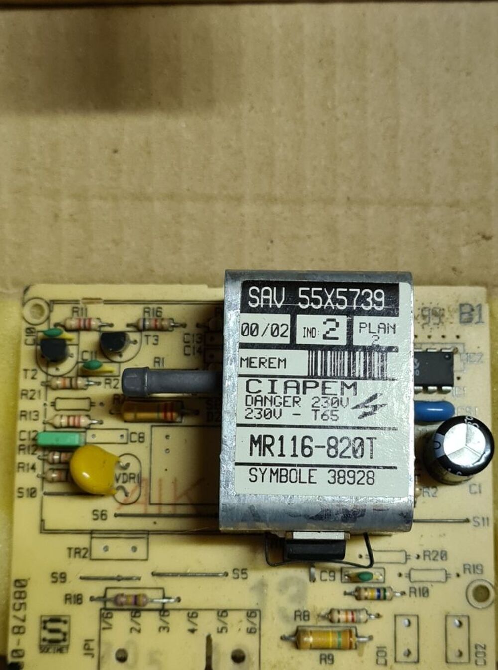 MODULE DE PUISSANCE LAVE LINGE MR116-820T Electroménager