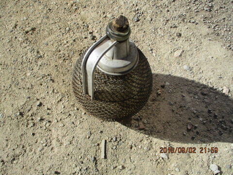 Bouteille entour�e de fer 60 Castres (81)