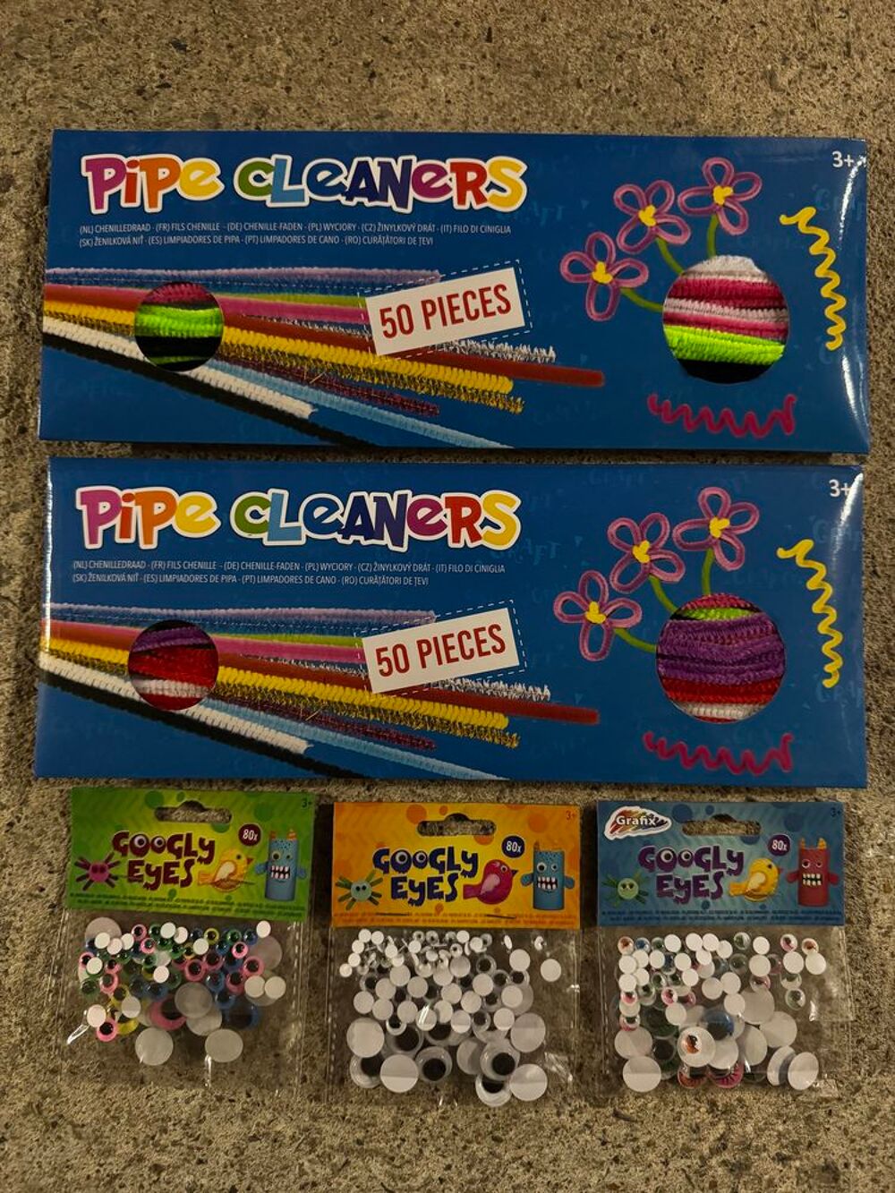 fils chenille + yeux mobiles Jeux / jouets
