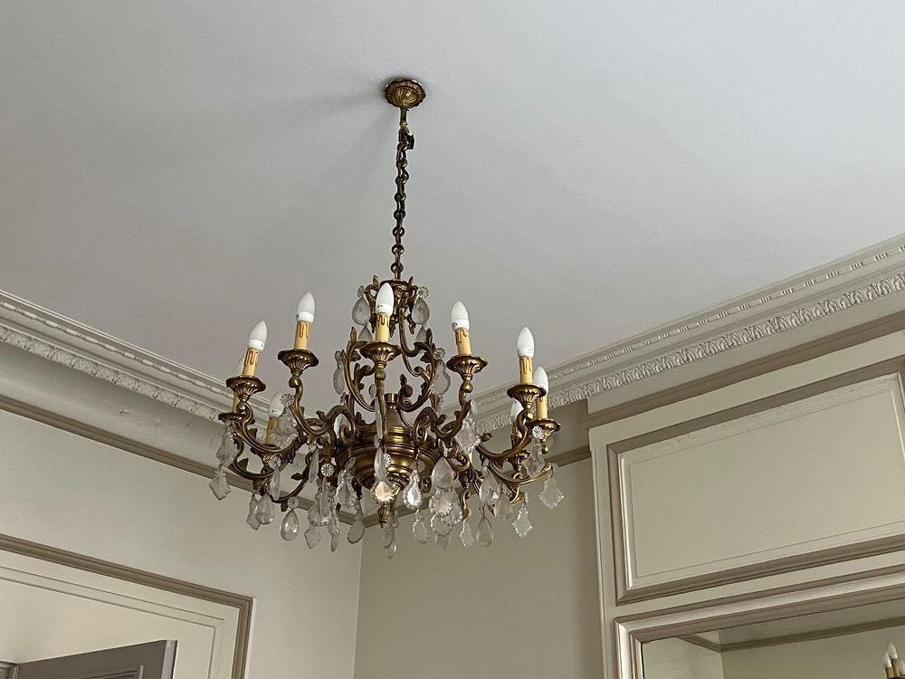 LUSTRE PAMPILLE 12 LUMIERES Décoration