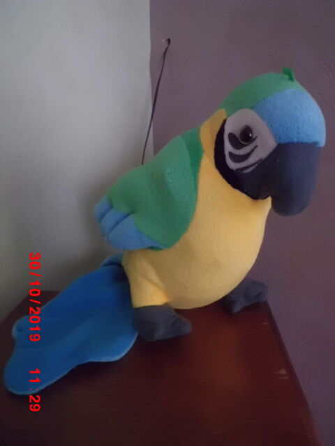 PERROQUET VERT ET BLEU UNI TOYS 15 Oignies (62)