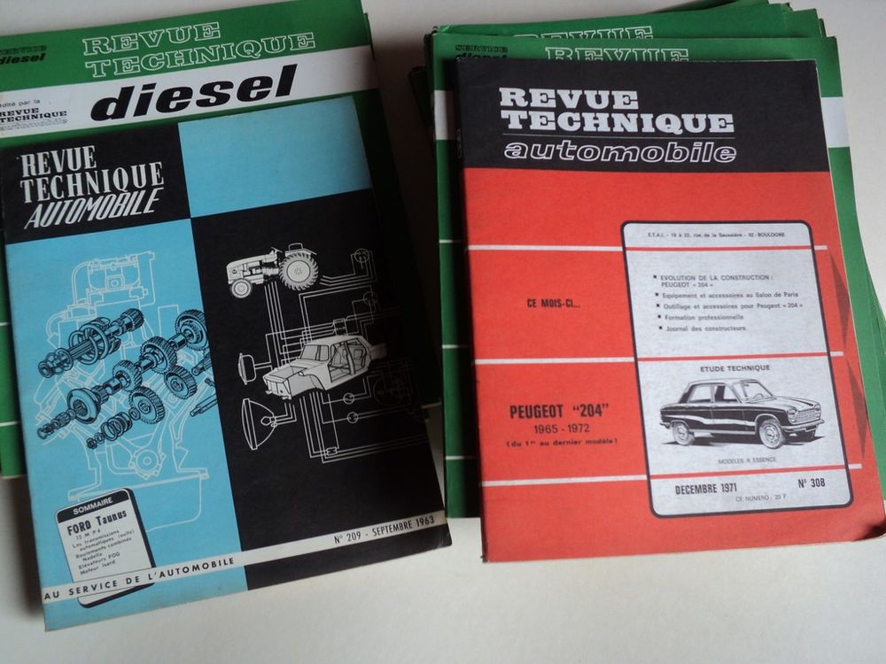 Anciennes Revues Techniques Automobile &amp; Diesel Livres et BD