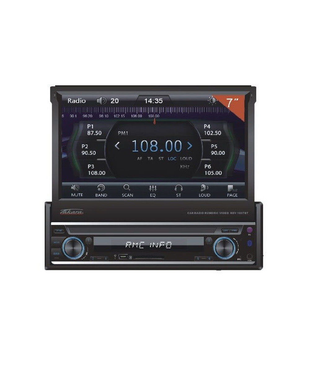 Auto radio takara RDV 1867BT Audio et hifi