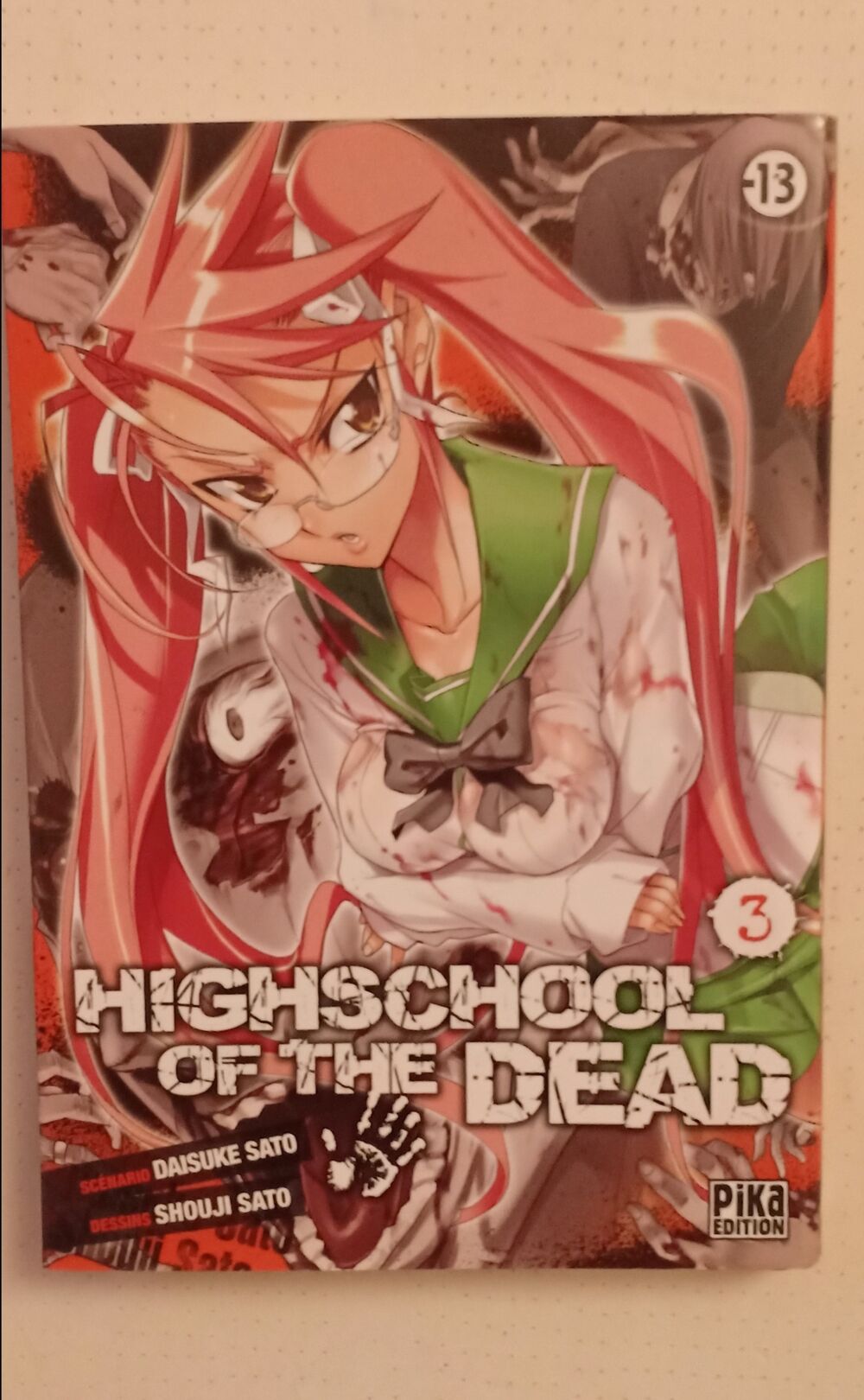 Manga Higgschool of the dead 3 Livres et BD
