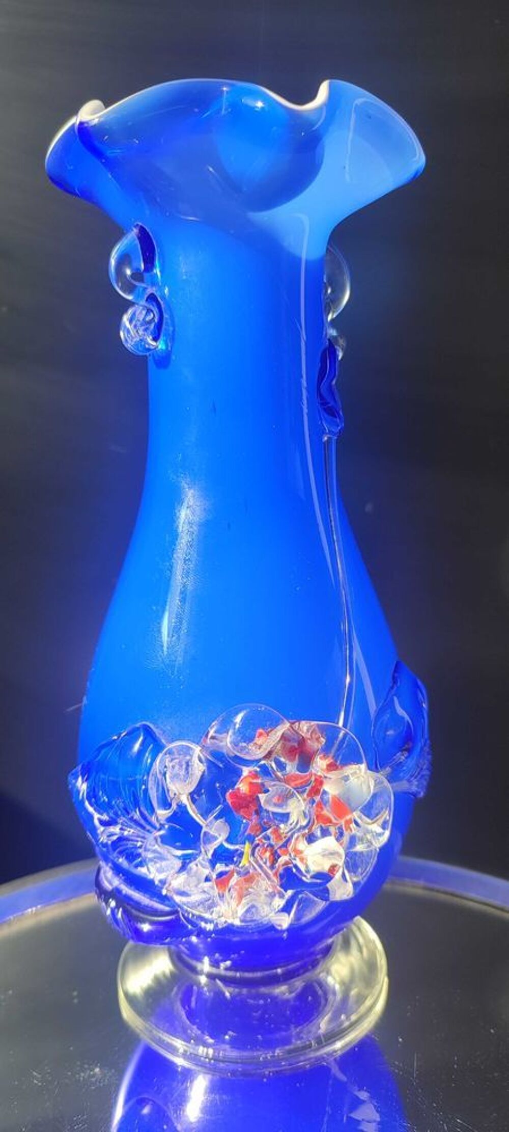 Vase+italien+en+verre+souffl&eacute;+d'art 