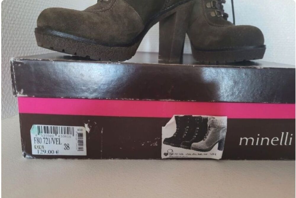 Bottines MINELLI Kaki Chaussures