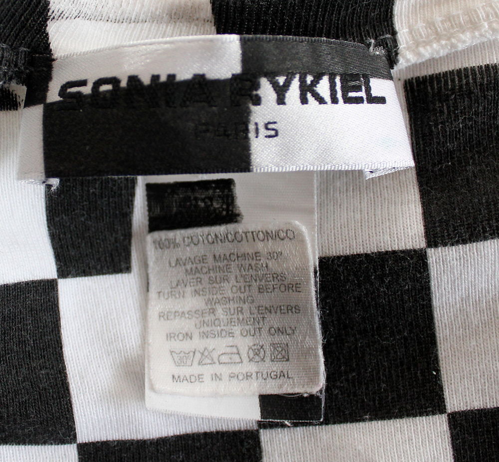 T Shirt damier SONIA RYKIEL T.M Vêtements
