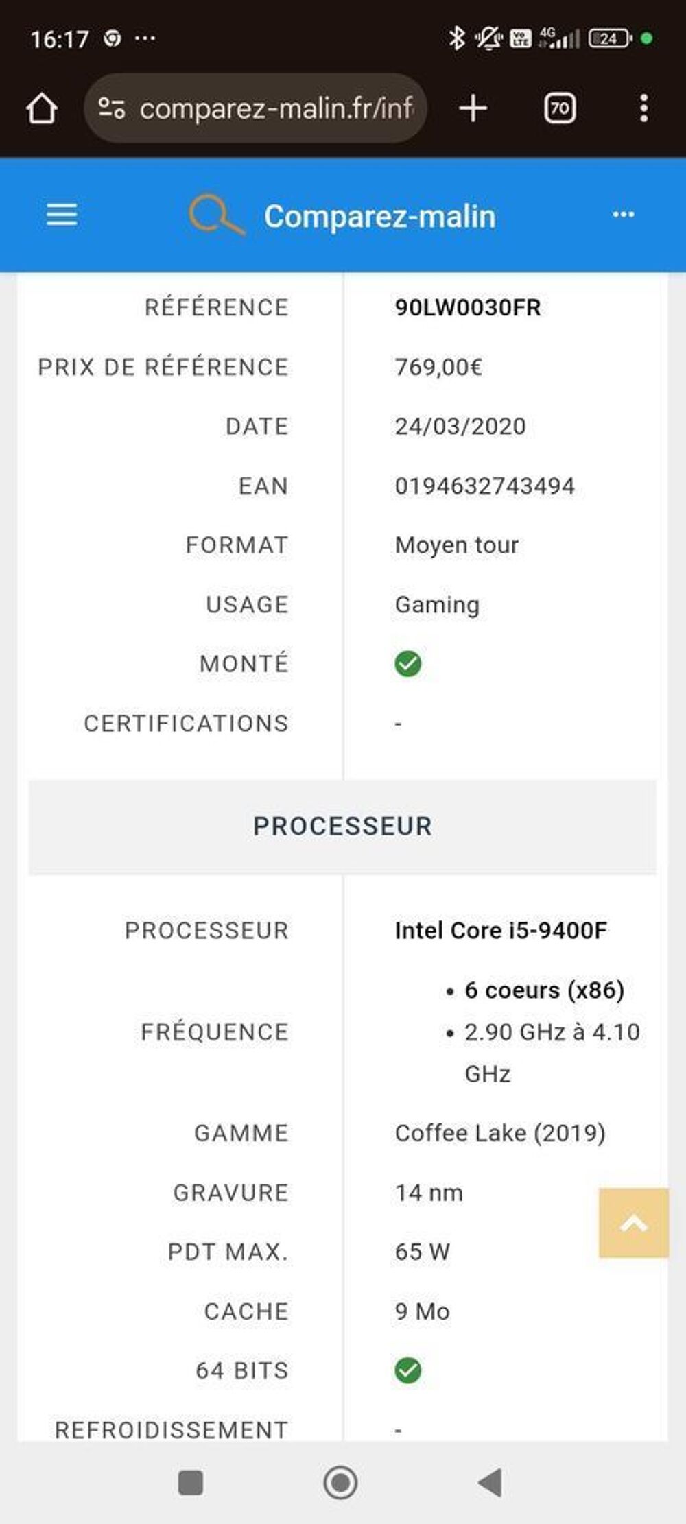set gamer lenovo Matériel informatique