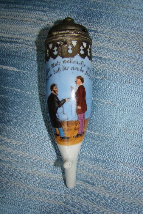 Ancien fourneau de pipe allemande en porcelaine - XIXeme 30 Gargenville (78)