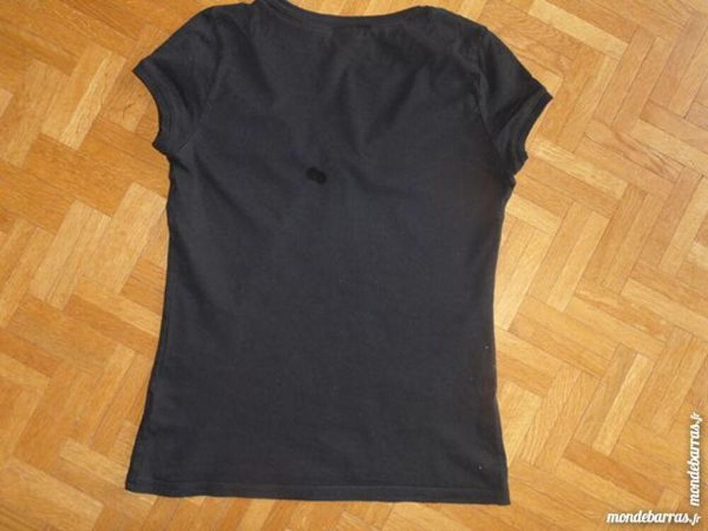 Tee-shirt Camaieu noir (V6) Vêtements