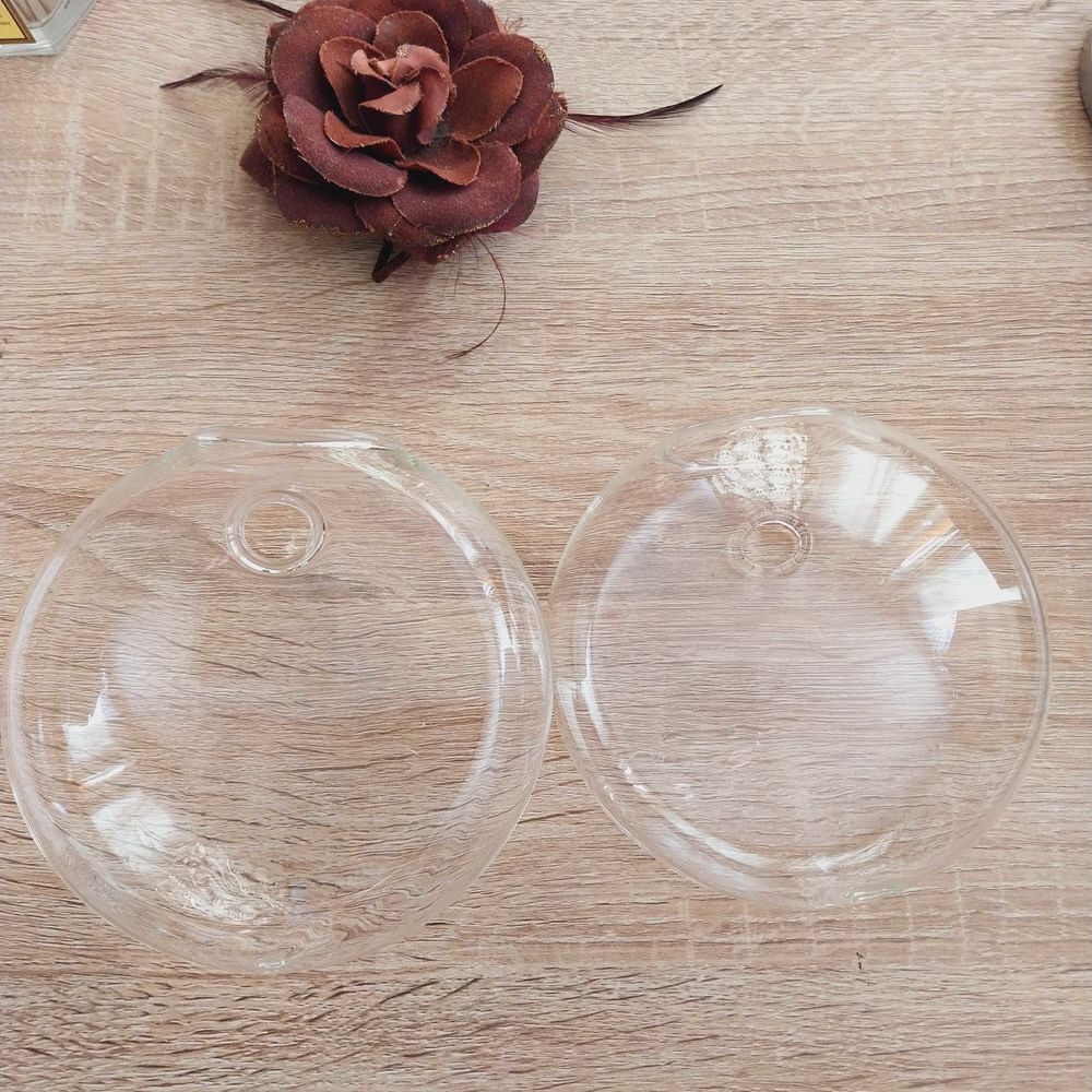 2 vases de fleurs en verre &agrave; suspendre au mur, terrarium pour plantes hydroponiques, Décoration