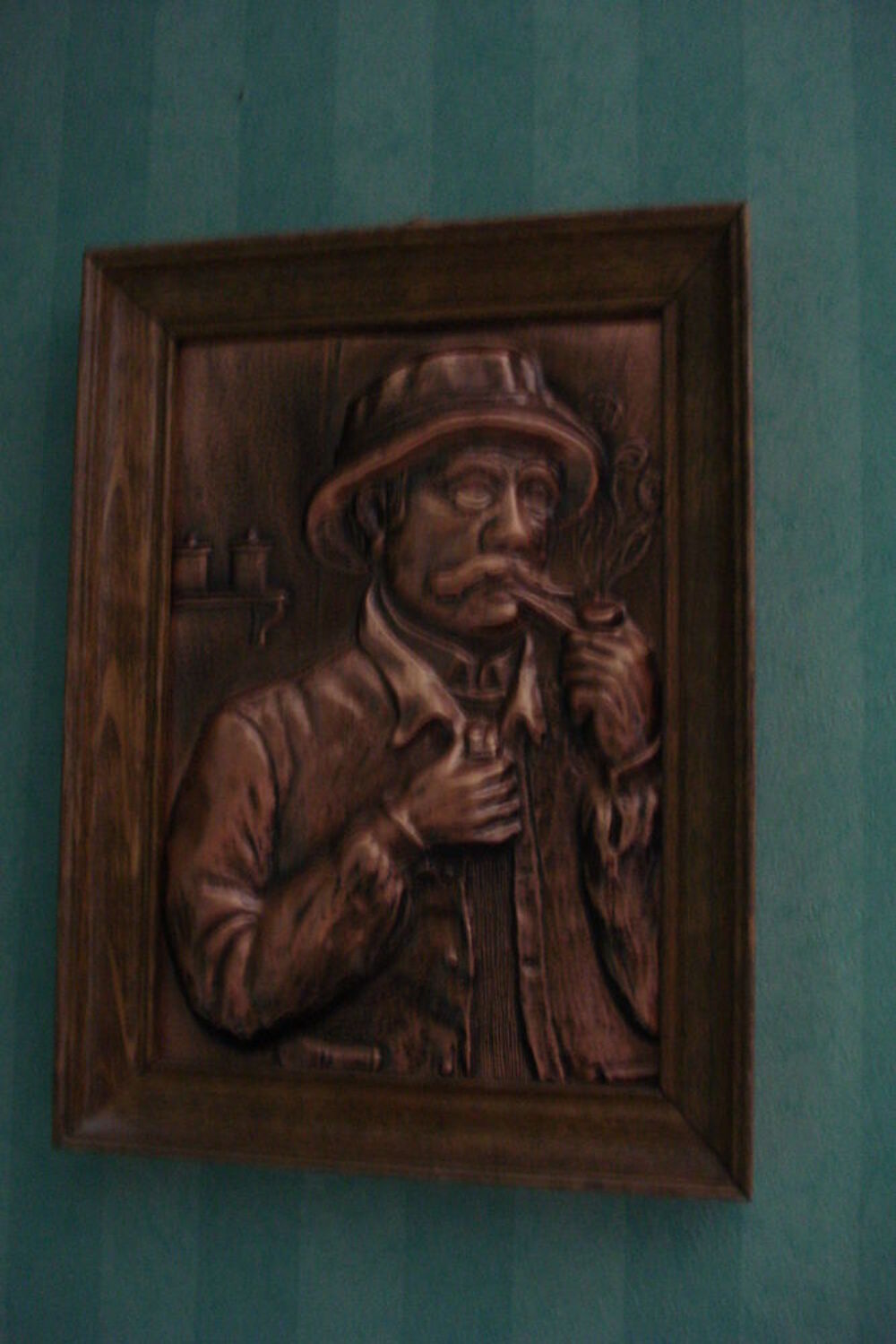 cadre sur fond cuivre Décoration