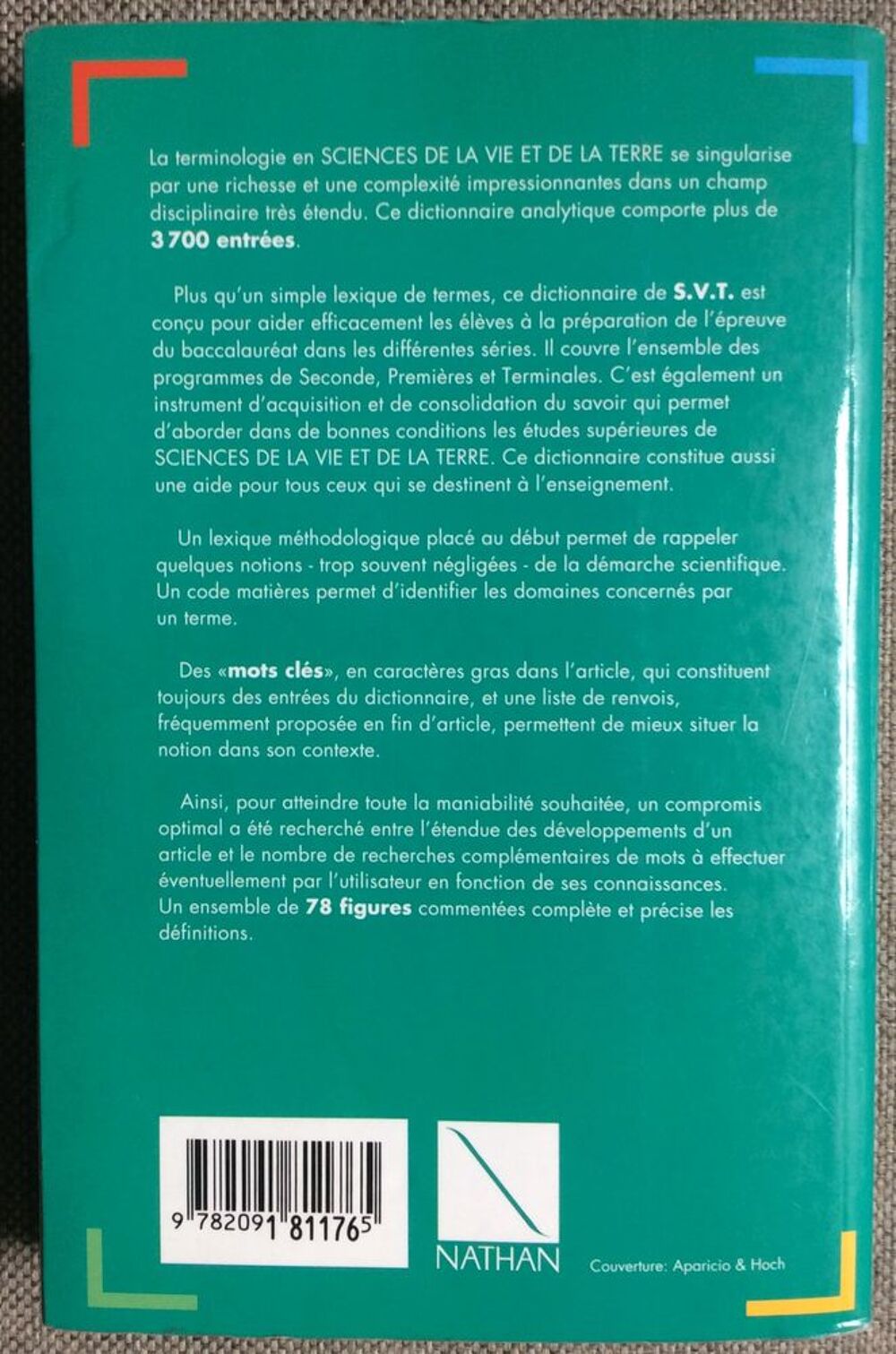 Dictionnaire des sciences de la vie et de la terre Livres et BD
