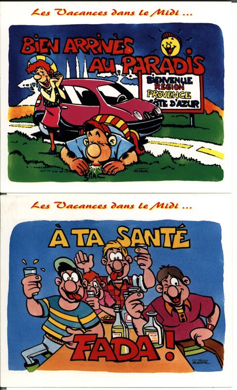 Lot de 6 cartes postales humour
10 Septèmes-les-Vallons (13)