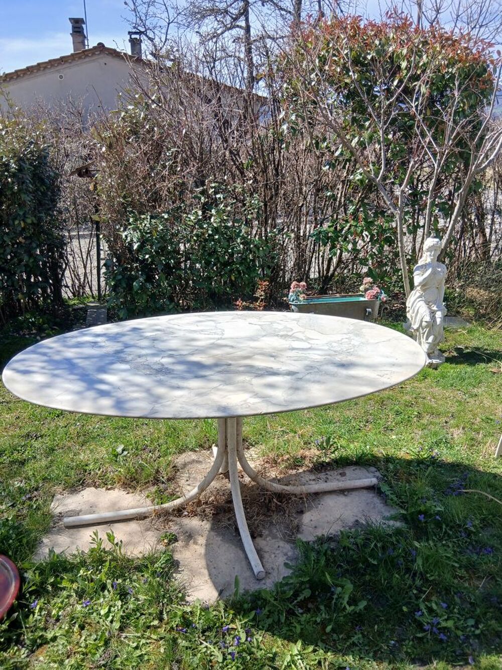 table en marbre int&eacute;rieur ou ext&eacute;rieur. Meubles