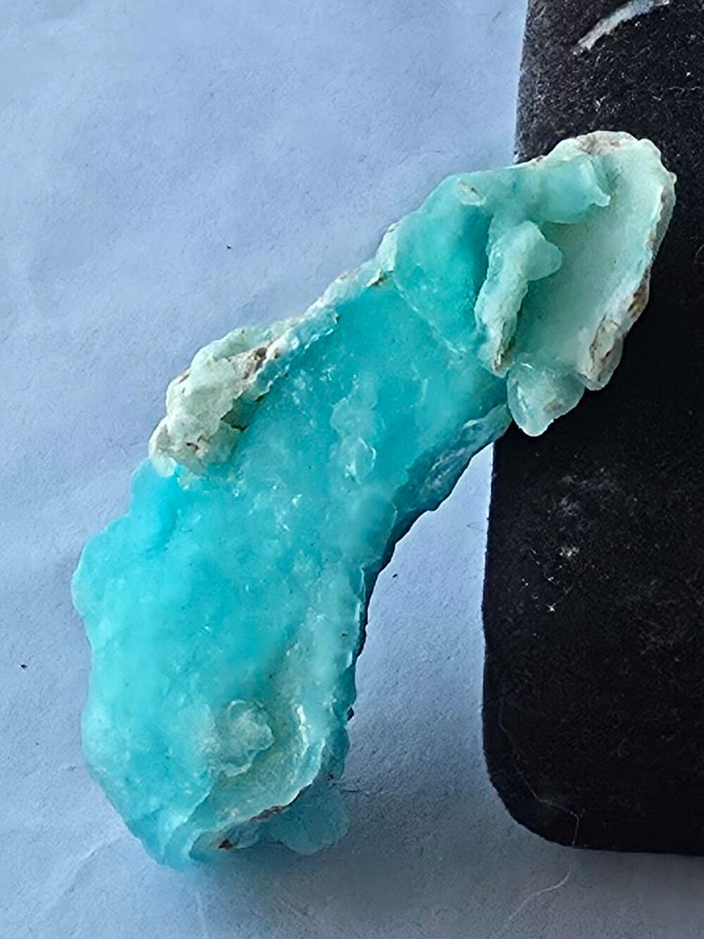 H&eacute;mimorphite Bleue du Congo-Collection Personnelle-21g 
