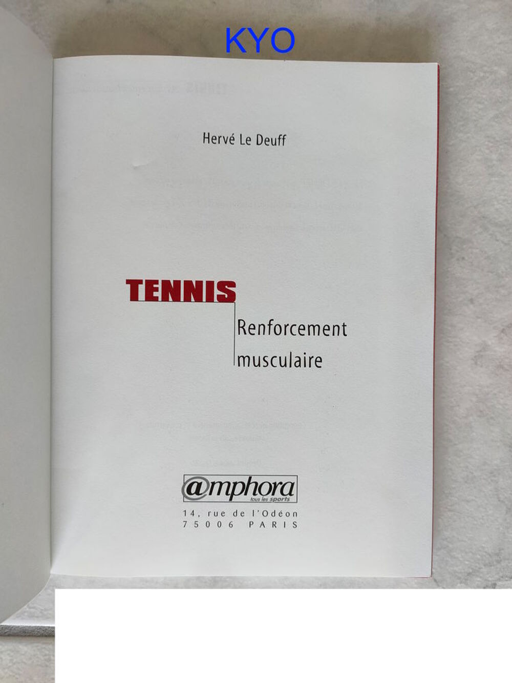 Tennis Renforcement musculaire 102 s&eacute;ances entra&icirc;nement Livres et BD