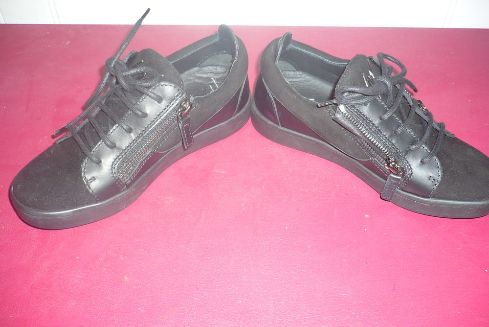 BASKET NOIR NEUVE GUISSEPPE ZANOTTI DESIGN TAILLE 35 Chaussures