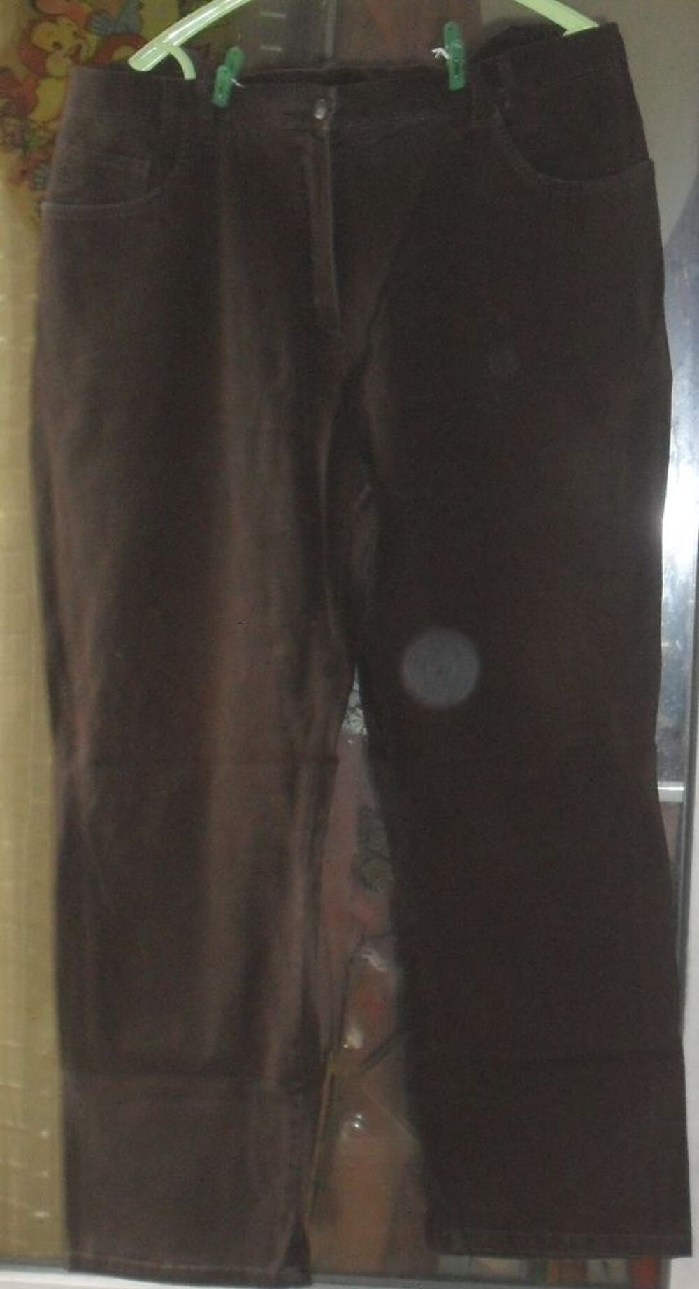 2 Pantalons marron Canda C&amp;A
taille 52 Vêtements