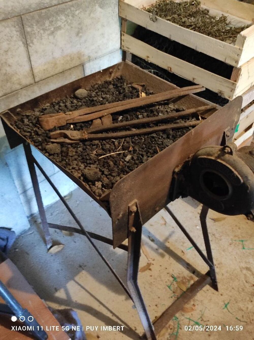 Forge avec souffleur Bricolage