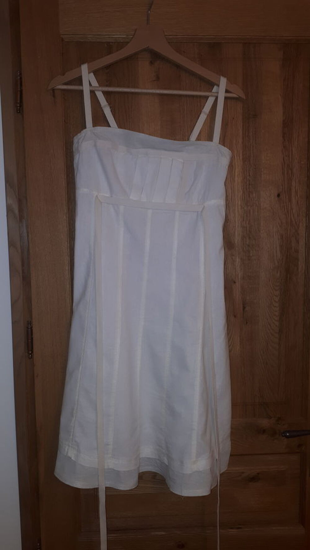 Robe blanc cass&eacute; marque Grifelin taille M Vêtements
