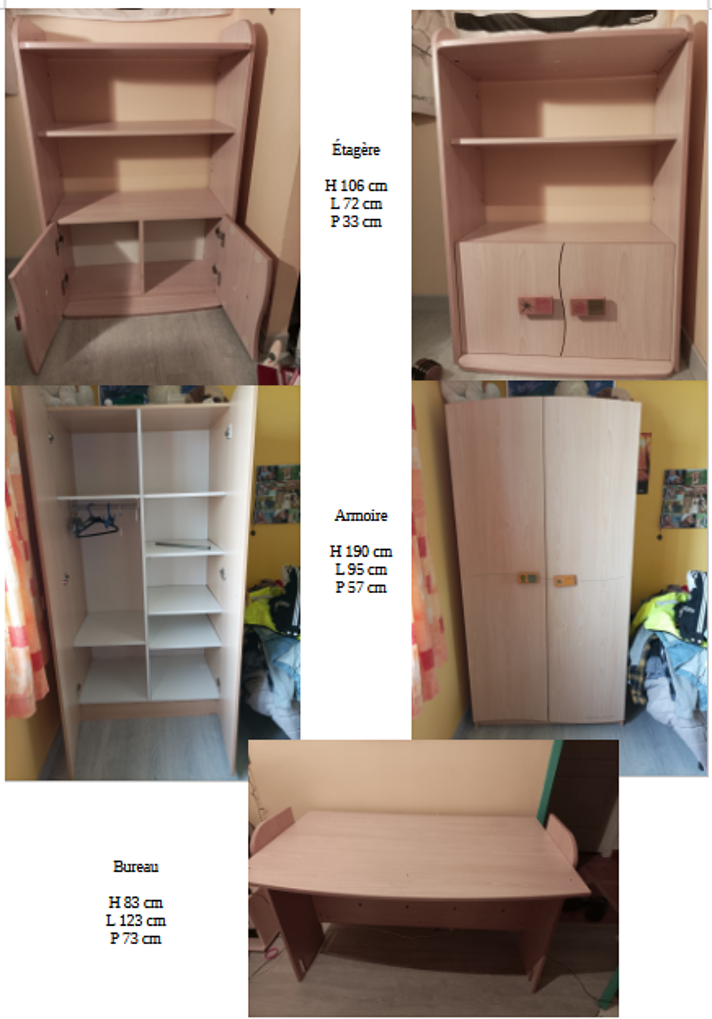 Chambre b&eacute;b&eacute; transformable Mobilier enfants