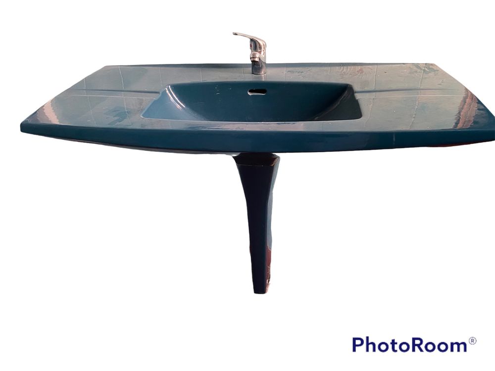 LAVABO 70ies et bidet jacob delafon occasion bleu (bon &eacute;tat) Bricolage