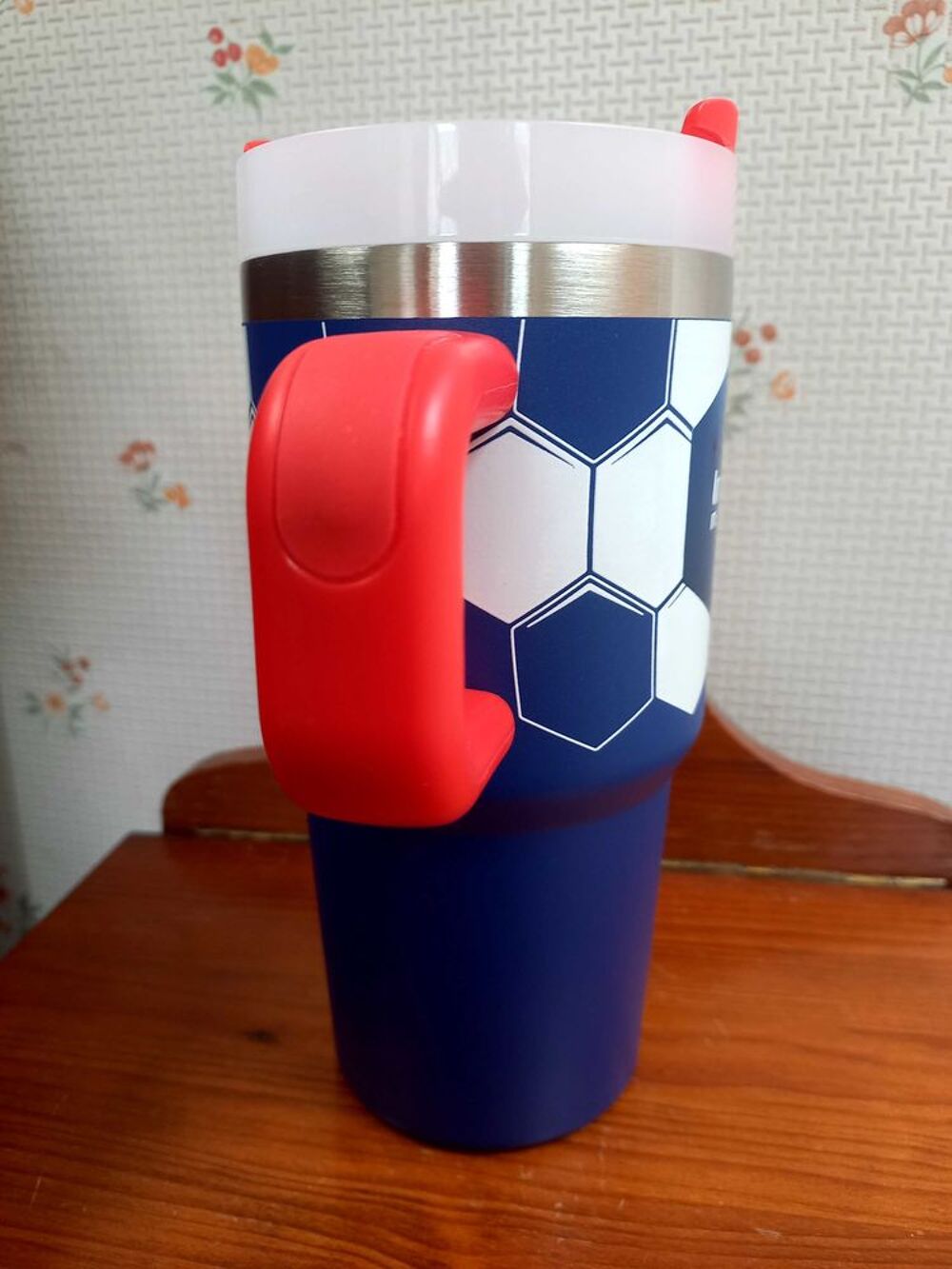 Mug isotherme aux couleurs de l'Equipe de France 