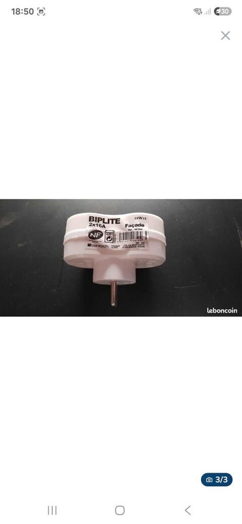 �-4 double prise �lectrique neuf 2�-16Amp. neuf 11 Lille (59)