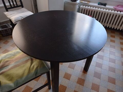 Table de cuisine noire - ronde 30 Grenoble (38)