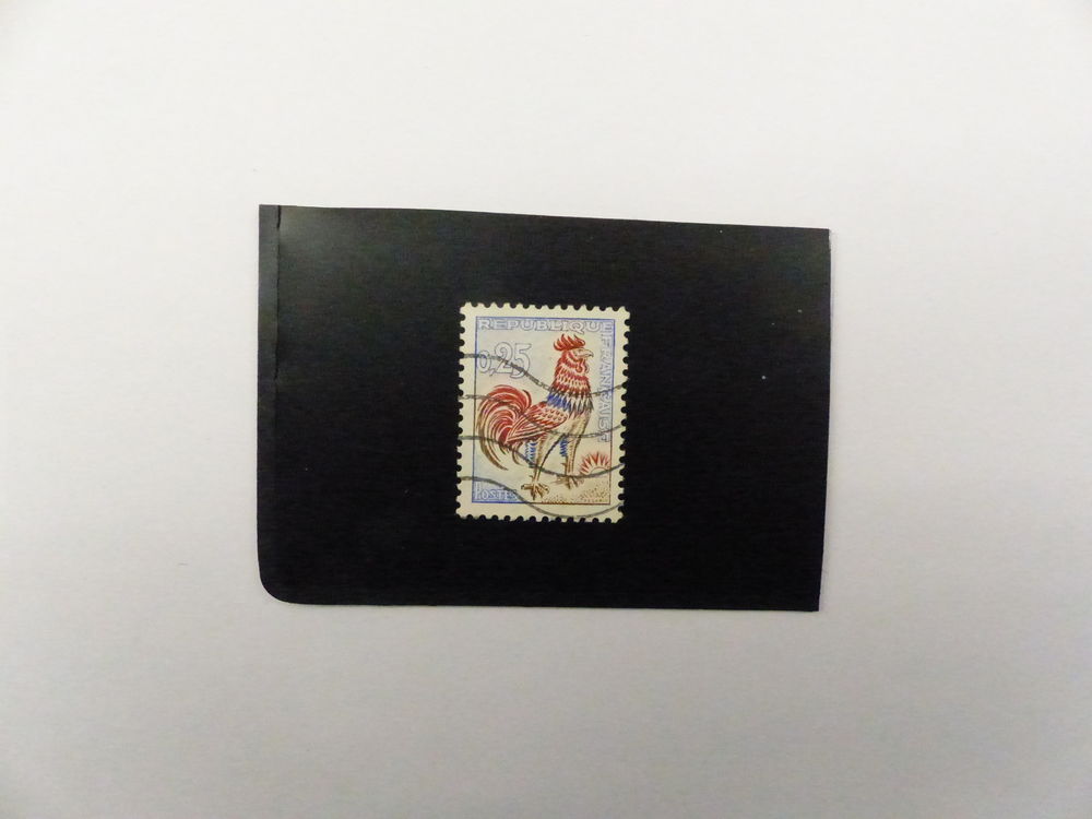 TIMBRE 1331 d PAPIER FLUO OBLITERE 