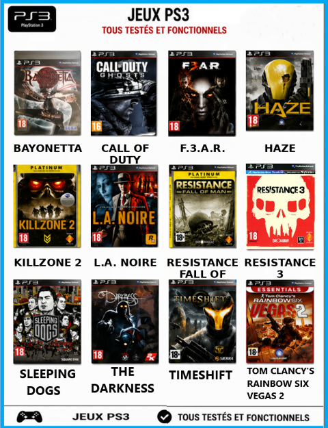 JEUX PS3 5 Fréjus (83)