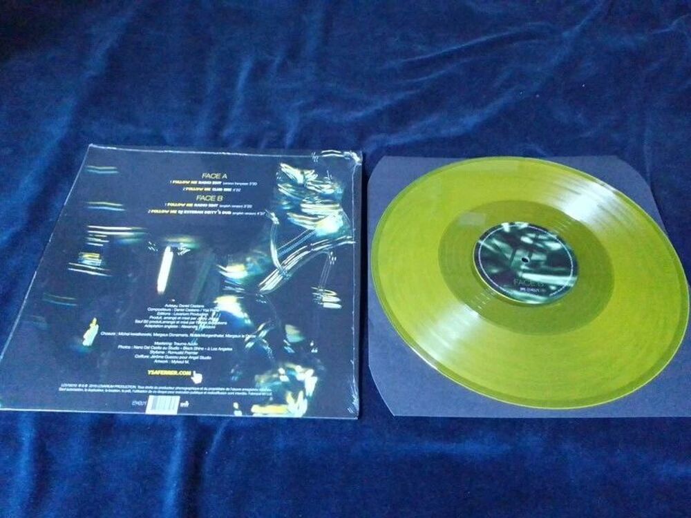 YSA FERRER RARE MAXI 33 TOURS COULEUR JAUNE COLLECTOR "FOLLO CD et vinyles