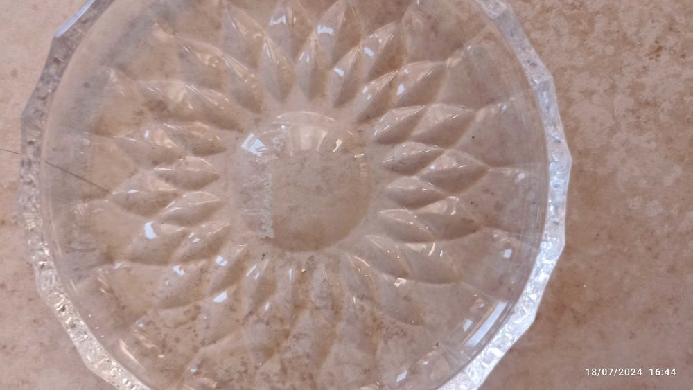 dessous de verres ou bouteilles en cristal VAL ST LAMBERT Décoration