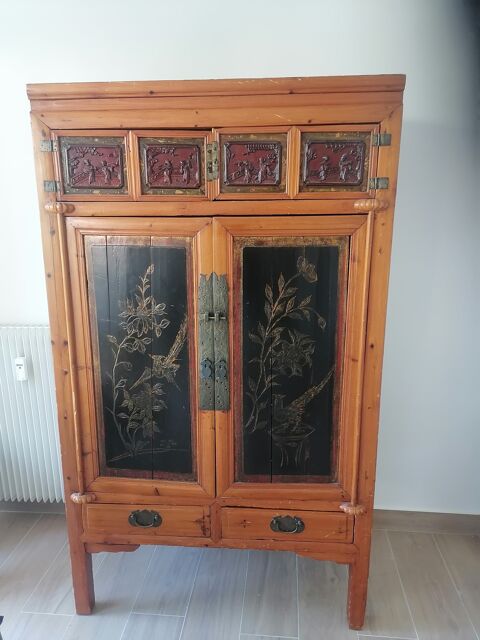 Armoire en bois dcore style asiatique 400 Cagnes-sur-Mer (06)